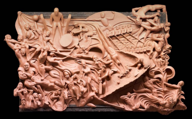 A Sporting Chance for Peace sculpture by Donald Brown